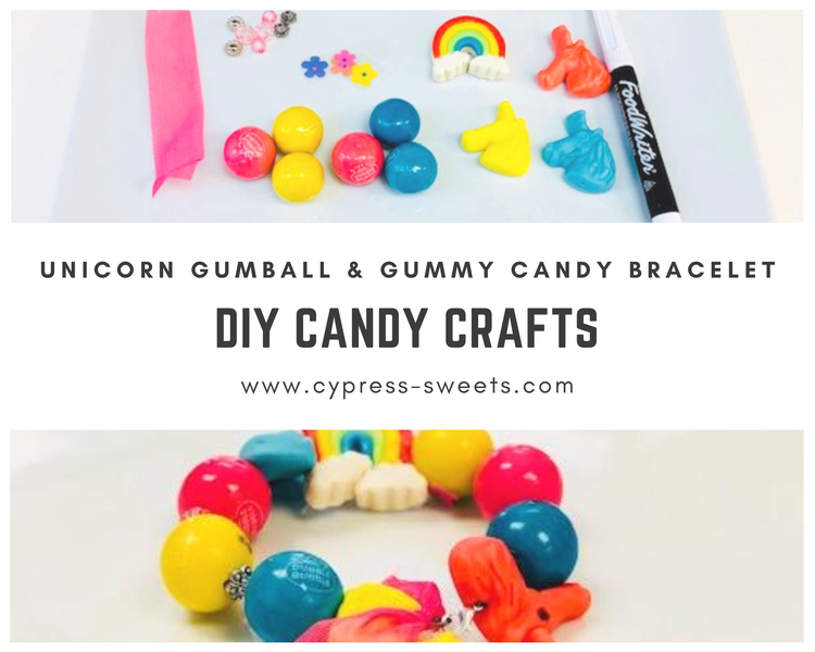 How to Make a Unicorn Gumball Jewelry Craft for Fun with Candy!